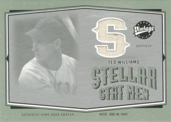 2004 Upper Deck Vintage - Stellar Stat Men Jerseys #SSM-33 Ted Williams Front