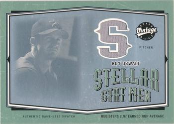 2004 Upper Deck Vintage - Stellar Stat Men Jerseys #SSM-37 Roy Oswalt Front