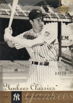 2004 Upper Deck Yankees Classics - Gold #78 Joe DiMaggio Front