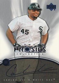 2004 Upper Deck Diamond Collection Pro Sigs #8 Carlos Lee Front