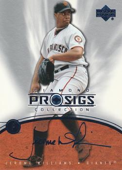 2004 Upper Deck Diamond Collection Pro Sigs #13 Jerome Williams Front
