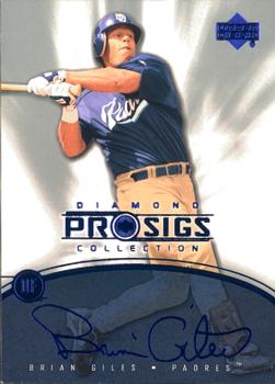 2004 Upper Deck Diamond Collection Pro Sigs #88 Brian Giles Front