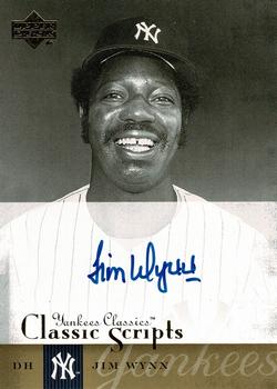 2004 Upper Deck Yankees Classics - Classic Scripts #AU-35 Jim Wynn Front