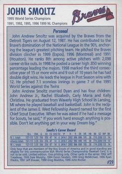 1992-05 Boy Scouts of America Collector's Edition #NNO John Smoltz Back