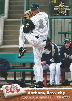 2009 Grandstand Midwest League Eastern Division All-Stars #NNO Anthony Bass Front