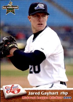 2009 Grandstand Midwest League Eastern Division All-Stars #NNO Jared Gayhart Front