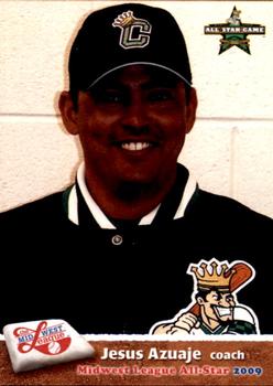 2009 Grandstand Midwest League Western Division All-Stars #NNO Jesus Azuaje Front