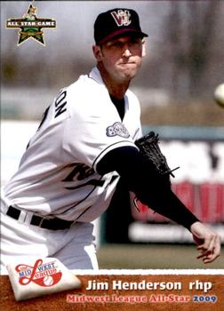 2009 Grandstand Midwest League Western Division All-Stars #NNO Jim Henderson Front