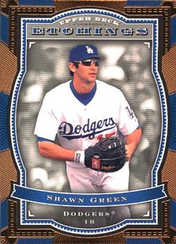 2004 Upper Deck Etchings #15 Shawn Green Front