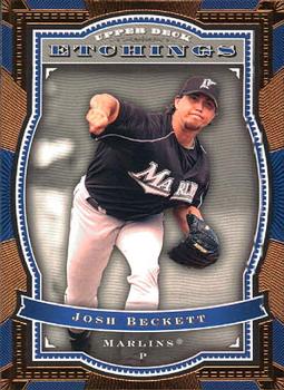 2004 Upper Deck Etchings #18 Josh Beckett Front