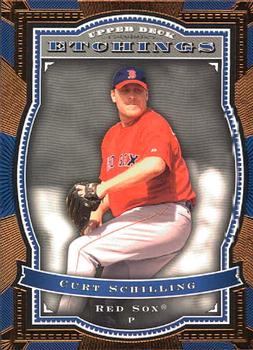 2004 Upper Deck Etchings #50 Curt Schilling Front