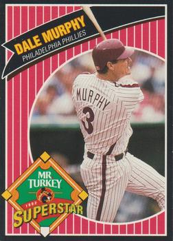 1992 Mr. Turkey Superstars #17 Dale Murphy Front