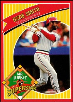 1992 Mr. Turkey Superstars #23 Ozzie Smith Front