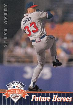 1992 Upper Deck All-Star FanFest #1 Steve Avery Front