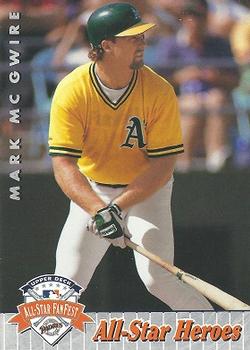 1992 Upper Deck All-Star FanFest #32 Mark McGwire Front