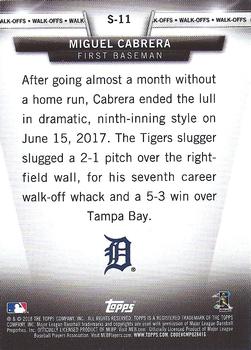 2018 Topps - Topps Salute (Series Two) #S-11 Miguel Cabrera Back