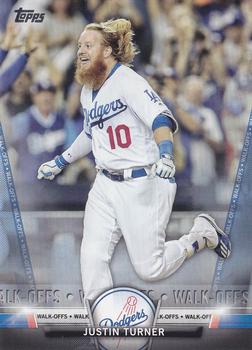 2018 Topps - Topps Salute Blue (Series Two) #S-100 Justin Turner Front