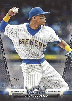 2018 Topps - Topps Salute Black (Series Two) #S-19 Orlando Arcia Front