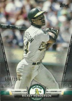 2018 Topps - Topps Salute Black (Series Two) #S-80 Rickey Henderson Front