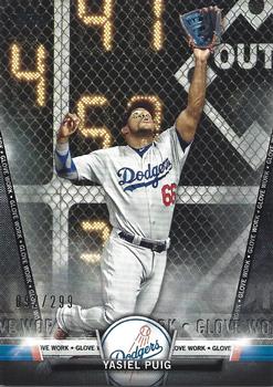 2018 Topps - Topps Salute Black (Series Two) #S-95 Yasiel Puig Front