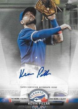 2018 Topps - Topps Salute Autographs (Series Two) #SA-KP Kevin Pillar Front