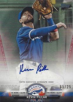 2018 Topps - Topps Salute Autographs Red (Series Two) #SA-KP Kevin Pillar Front