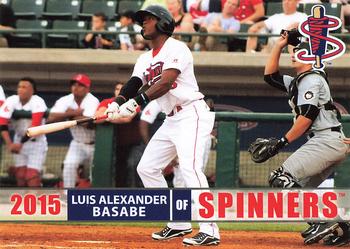 2015 Grandstand Lowell Spinners #NNO Luis Alexander Basabe Front