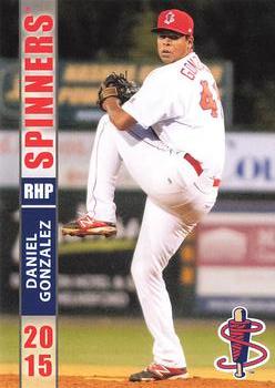 2015 Grandstand Lowell Spinners #NNO Daniel Gonzalez Front