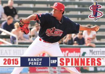 2015 Grandstand Lowell Spinners #NNO Randy Perez Front