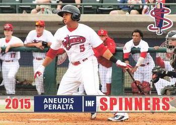 2015 Grandstand Lowell Spinners #NNO Aneudis Peralta Front