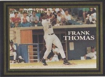 1992 Superstars Magazine (unlicensed) #92-5 Frank Thomas Front