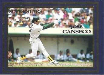 1992 Superstars Magazine (unlicensed) #92-22 Jose Canseco Front