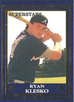1992 Superstars Magazine (unlicensed) #92-27 Ryan Klesko Front