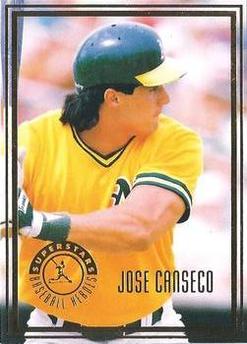 1992 Superstars Magazine (unlicensed) #92-33 Jose Canseco Front