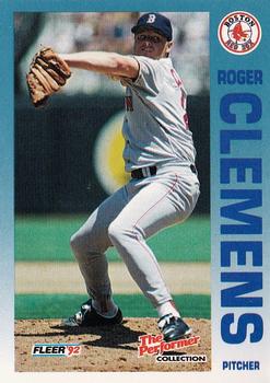 1992 Fleer 7-Eleven/Citgo The Performer #6 Roger Clemens Front