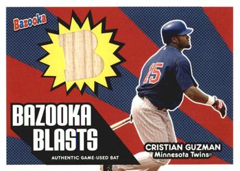 2005 Bazooka - Blasts Bat Relics #BB-CG Cristian Guzman Front