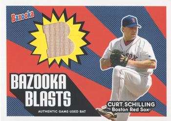 2005 Bazooka - Blasts Bat Relics #BB-CS Curt Schilling Front