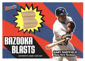 2005 Bazooka - Blasts Bat Relics #BB-GS Gary Sheffield Front