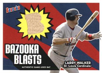 2005 Bazooka - Blasts Bat Relics #BB-LW Larry Walker Front