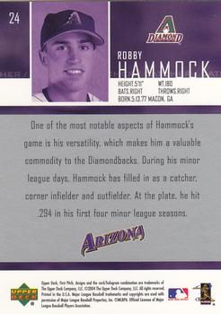2004 Upper Deck First Pitch #24 Robby Hammock Back
