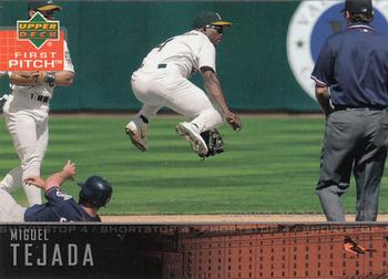 2004 Upper Deck First Pitch #39 Miguel Tejada Front