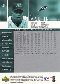 2004 Upper Deck First Pitch #59 Al Martin Back