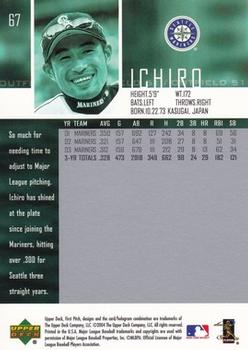 2004 Upper Deck First Pitch #67 Ichiro Back