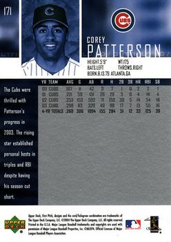 2004 Upper Deck First Pitch #171 Corey Patterson Back