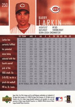 2004 Upper Deck First Pitch #250 Barry Larkin Back