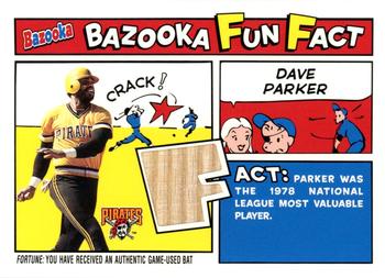 2005 Bazooka - Fun Facts Relics #FF-DP Dave Parker Front