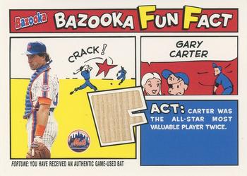 2005 Bazooka - Fun Facts Relics #FF-GC Gary Carter Front