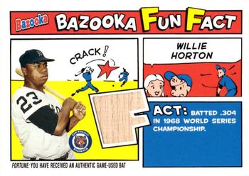 2005 Bazooka - Fun Facts Relics #FF-WH Willie Horton Front