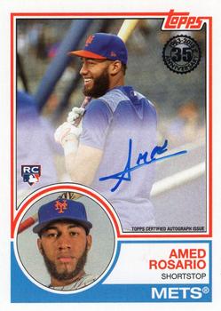 2018 Topps - 1983 Topps Baseball 35th Anniversary Autographs (Series Two) #83A-AS Amed Rosario Front