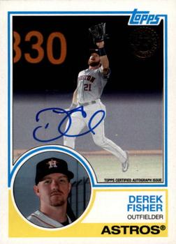 2018 Topps - 1983 Topps Baseball 35th Anniversary Autographs (Series Two) #83A-DFI Derek Fisher Front